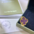 [Luxe]CLOVER  PURPLE VIOLET RING