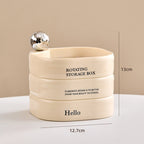BOÎTE DE RANGEMENT DE BIJOUX ROTATIVE MULTICOUCHE