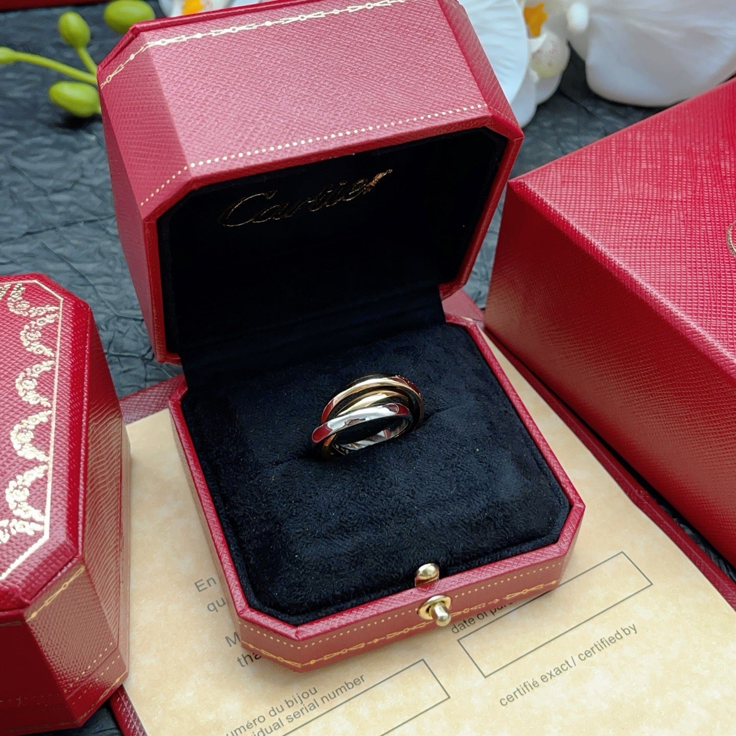 [Luxe Jewelry]TRINITY 3.2MM RING COLLECTION