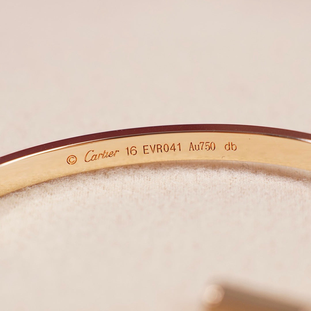[Luxe Jewelry]LOVE BRACELET 3.65MM 6 DIAMONDS