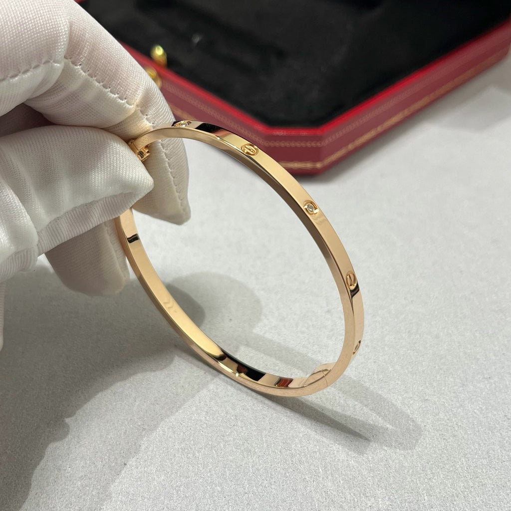 [Luxe Jewelry]LOVE BRACELET 3.65MM 6 DIAMONDS