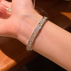 [Luxe Jewelry]LOVE BRACELET 6.1MM DIAMOND-PAVED 10 BIG DIAMONDS
