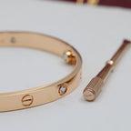 [Luxe Jewelry]LOVE BRACELET 6.1MM 4 DIAMONDS