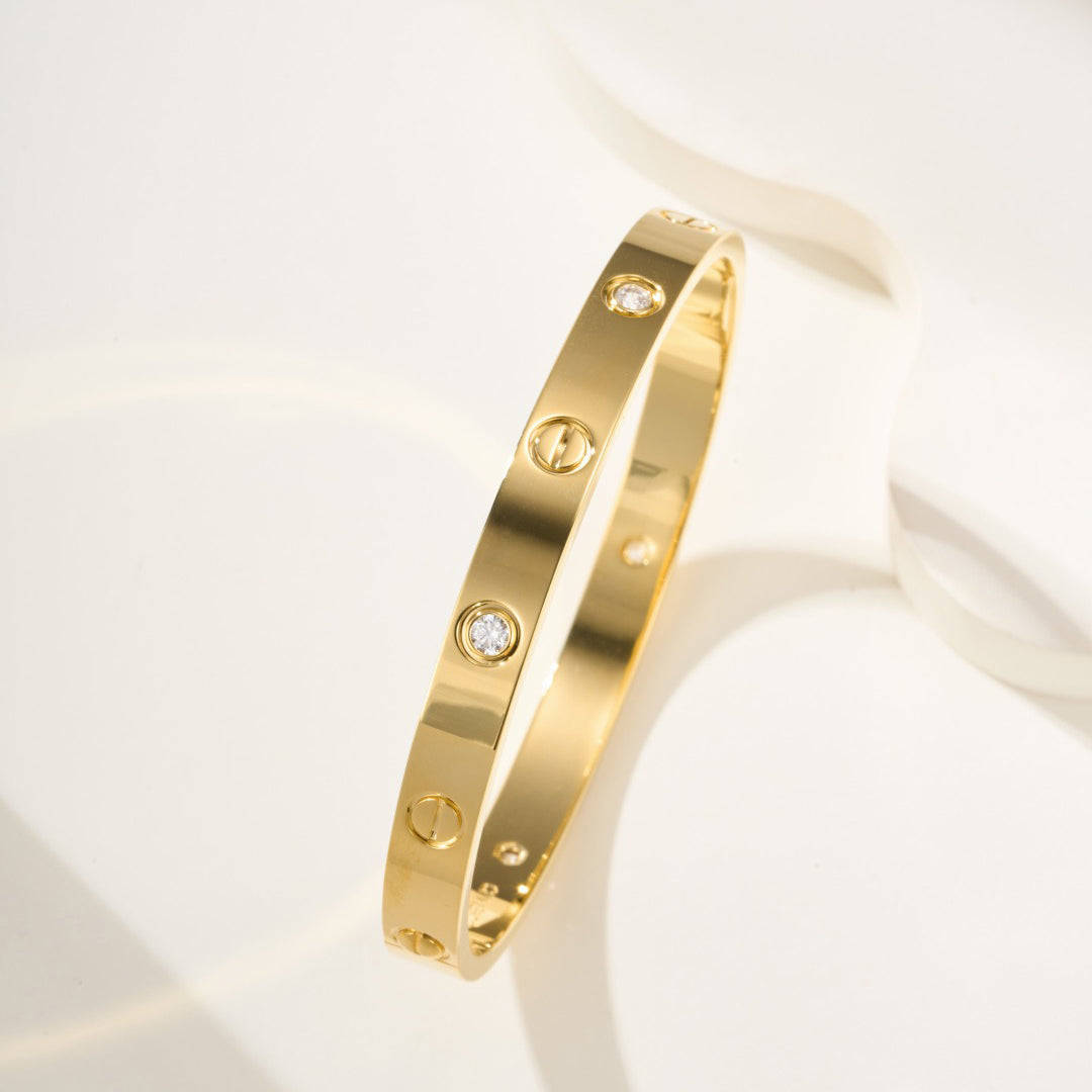 [Luxe Jewelry]LOVE BRACELET 6.1MM 4 DIAMONDS