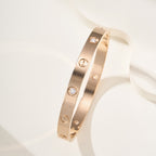 [Luxe Jewelry]LOVE BRACELET 6.1MM 4 DIAMONDS