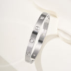 [Luxe Jewelry]LOVE BRACELET 6.1MM 4 DIAMONDS