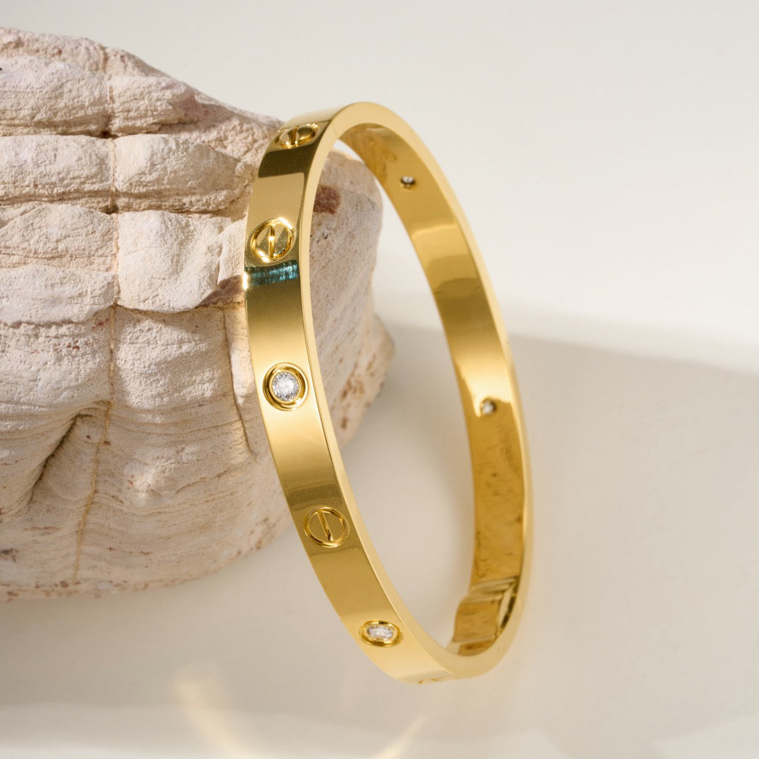 [Luxe Jewelry]LOVE BRACELET 6.1MM 4 DIAMONDS