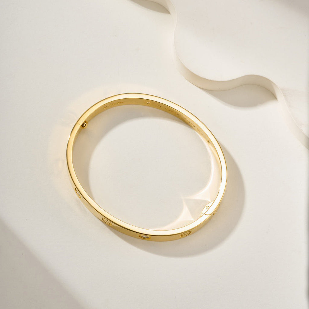 [Luxe Jewelry]LOVE BRACELET 6.1MM 4 DIAMONDS