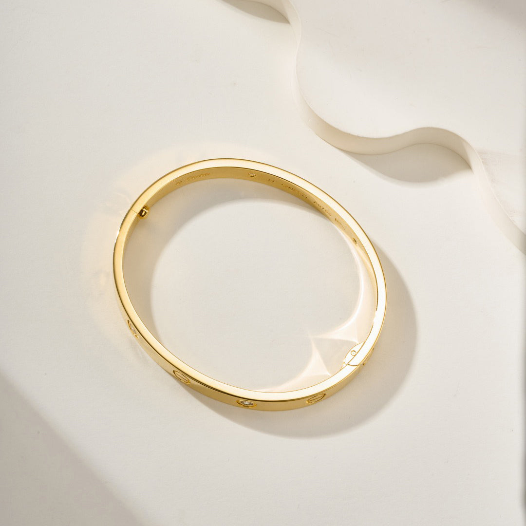 [Luxe Jewelry]LOVE BRACELET 6.1MM 4 DIAMONDS