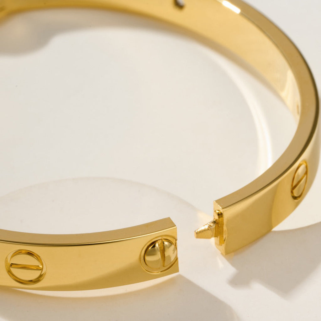 [Luxe Jewelry]LOVE BRACELET 6.1MM 4 DIAMONDS