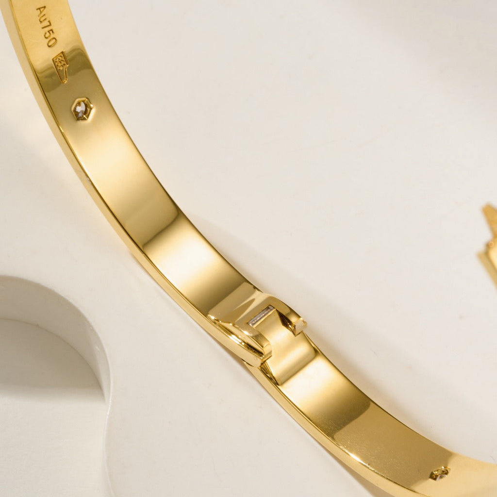 [Luxe Jewelry]LOVE BRACELET 6.1MM 4 DIAMONDS