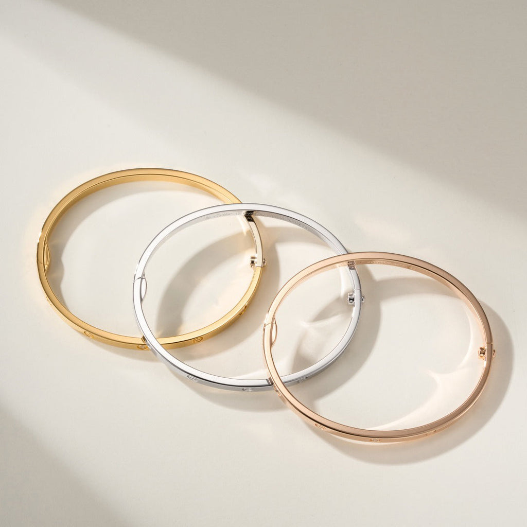 [Luxe Jewelry]LOVE BRACELET 3.65MM 6 DIAMONDS
