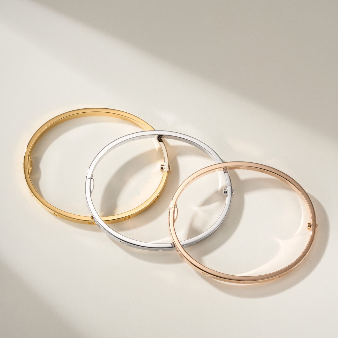 [Luxe Jewelry]LOVE BRACELET 3.65MM 6 DIAMONDS
