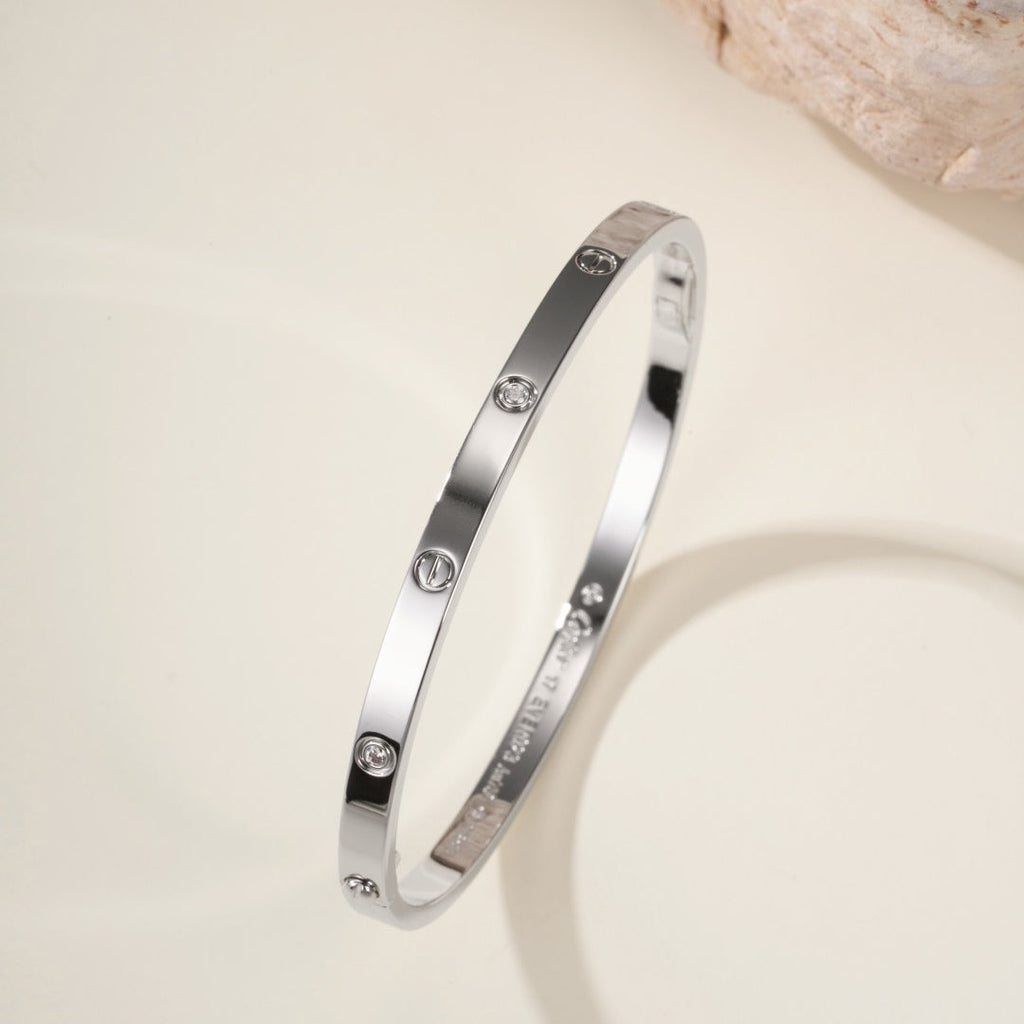 [Luxe Jewelry]LOVE BRACELET 3.65MM 6 DIAMONDS