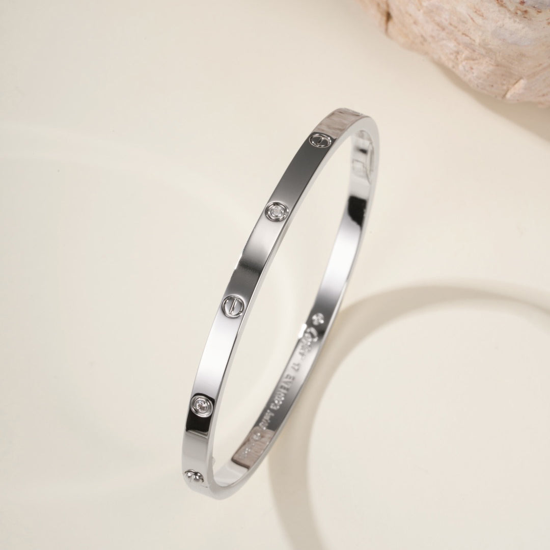 [Luxe Jewelry]LOVE BRACELET 3.65MM 6 DIAMONDS
