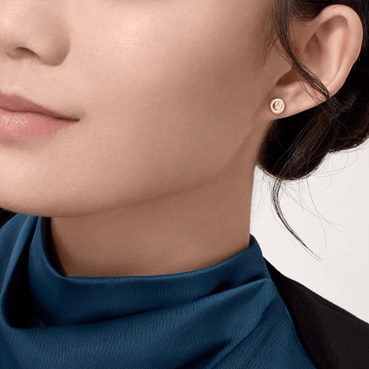 [Luxe Jewelry]LOVE EARRINGS 7.2MM
