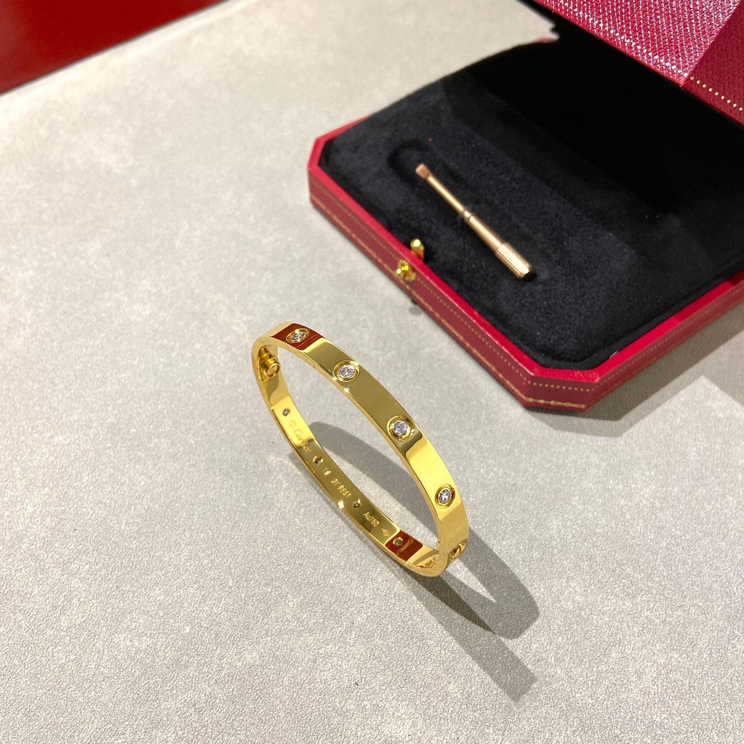 [Luxe Jewelry]LOVE BRACELET 6.1MM 10 DIAMONDS
