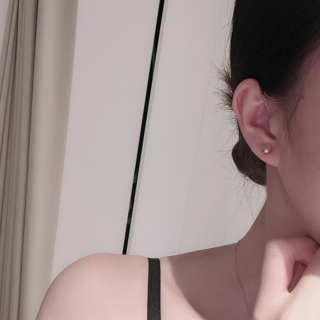 [Luxe Jewelry]DAMOUR PING DIAMOND EARRINGS
