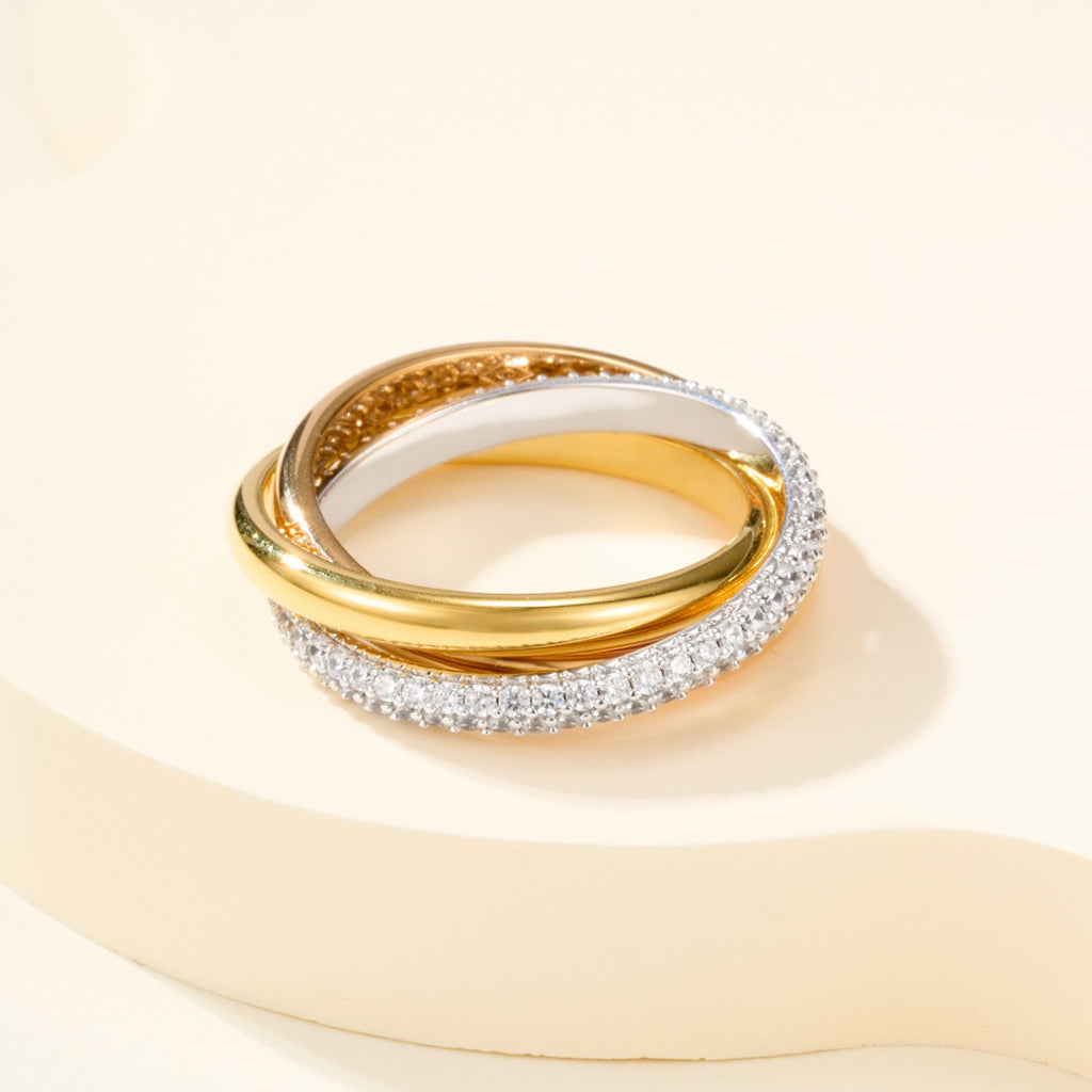 [Luxe Jewelry]TRINITY 3.2MM RING COLLECTION