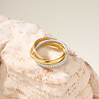 [Luxe Jewelry]TRINITY 3.2MM RING COLLECTION