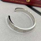 [Luxe]LOVE BRACELET 6.1MM 1 DIAMOND OPEN CUFF