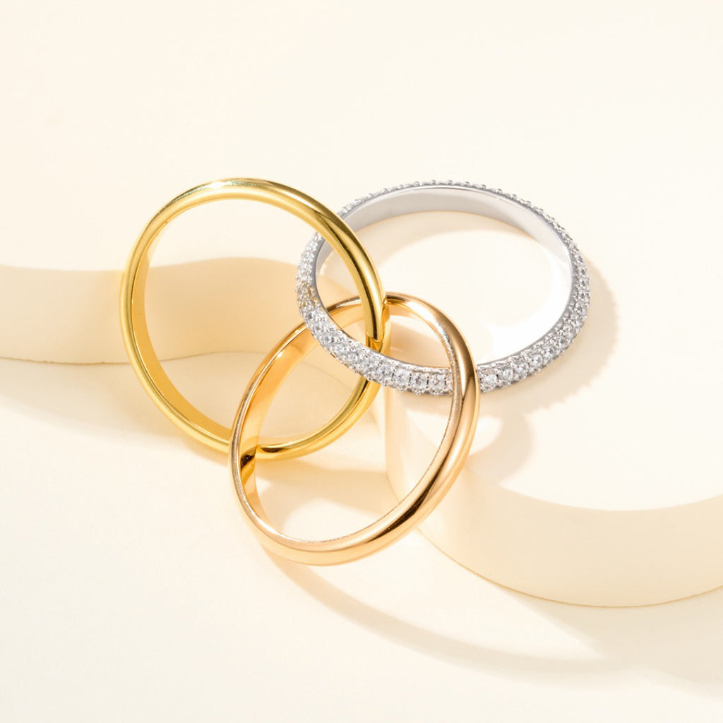 [Luxe Jewelry]TRINITY 2.5MM RING COLLECTION