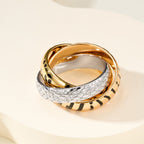 [Luxe Jewelry]TRINITY  RING LEOPARD PRINT