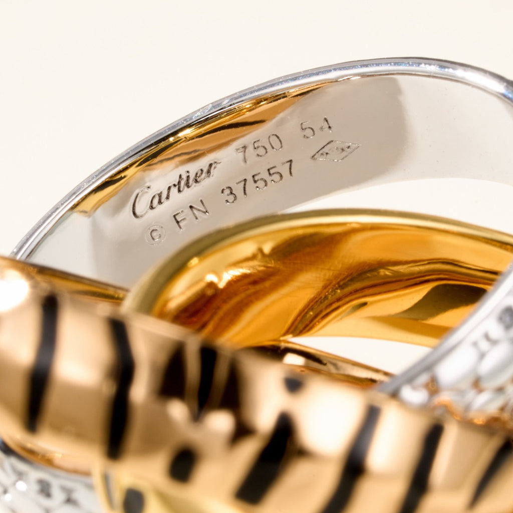 [Luxe Jewelry]TRINITY  RING LEOPARD PRINT