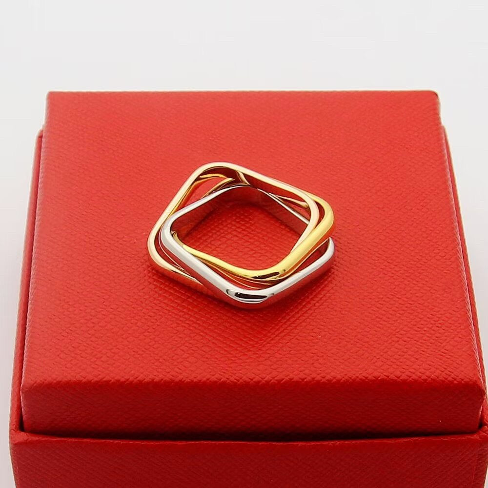 [Luxe Jewelry]TRINITY 3.5MM CUSHION RING COLLECTION