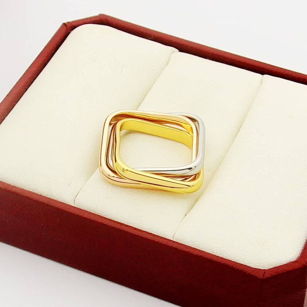 [Luxe Jewelry]TRINITY 3.5MM CUSHION RING COLLECTION