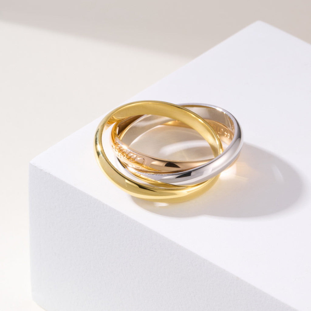 [Luxe Jewelry]TRINITY 3.2MM RING COLLECTION