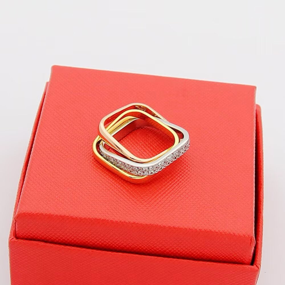 [Luxe Jewelry]TRINITY 3.5MM CUSHION RING COLLECTION