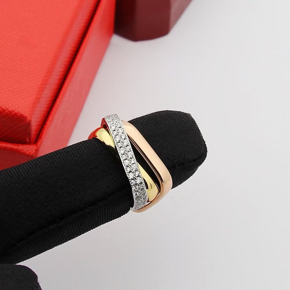 [Luxe Jewelry]TRINITY 3.5MM CUSHION RING COLLECTION