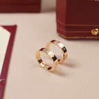 [Luxe Jewelry]LOVE 4MM 1 DIAMOND RING