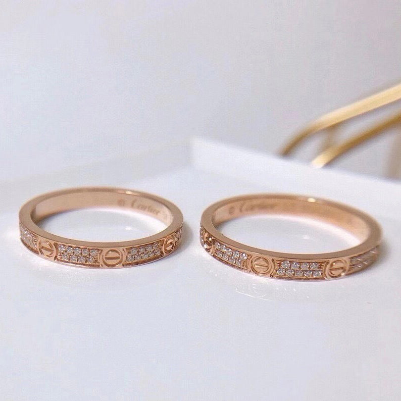 [Luxe Jewelry]LOVE RING 2.65MM DIAMOND