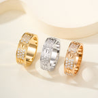 [Luxe Jewelry]LOVE RING 5.5MM DIAMONDS PAVED