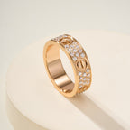 [Luxe Jewelry]LOVE RING 5.5MM DIAMONDS PAVED