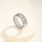 [Luxe Jewelry]CLASH 9.2MM DOUBLE ROW RING