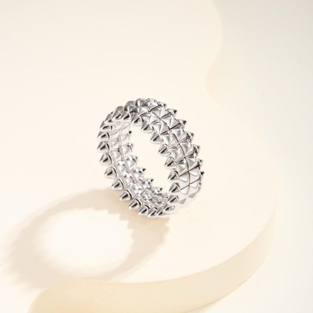 [Luxe Jewelry]CLASH 9.2MM DOUBLE ROW RING
