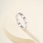[Luxe Jewelry]LOVE RING 4MM 1 DIAMOND