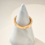 [Luxe Jewelry]LOVE RING 4MM 1 DIAMOND
