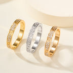 [Luxe Jewelry]LOVE RING 2.65MM DIAMOND
