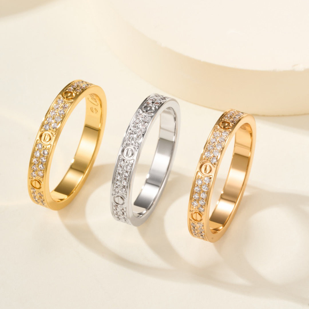 [Luxe Jewelry]LOVE RING 2.65MM DIAMOND