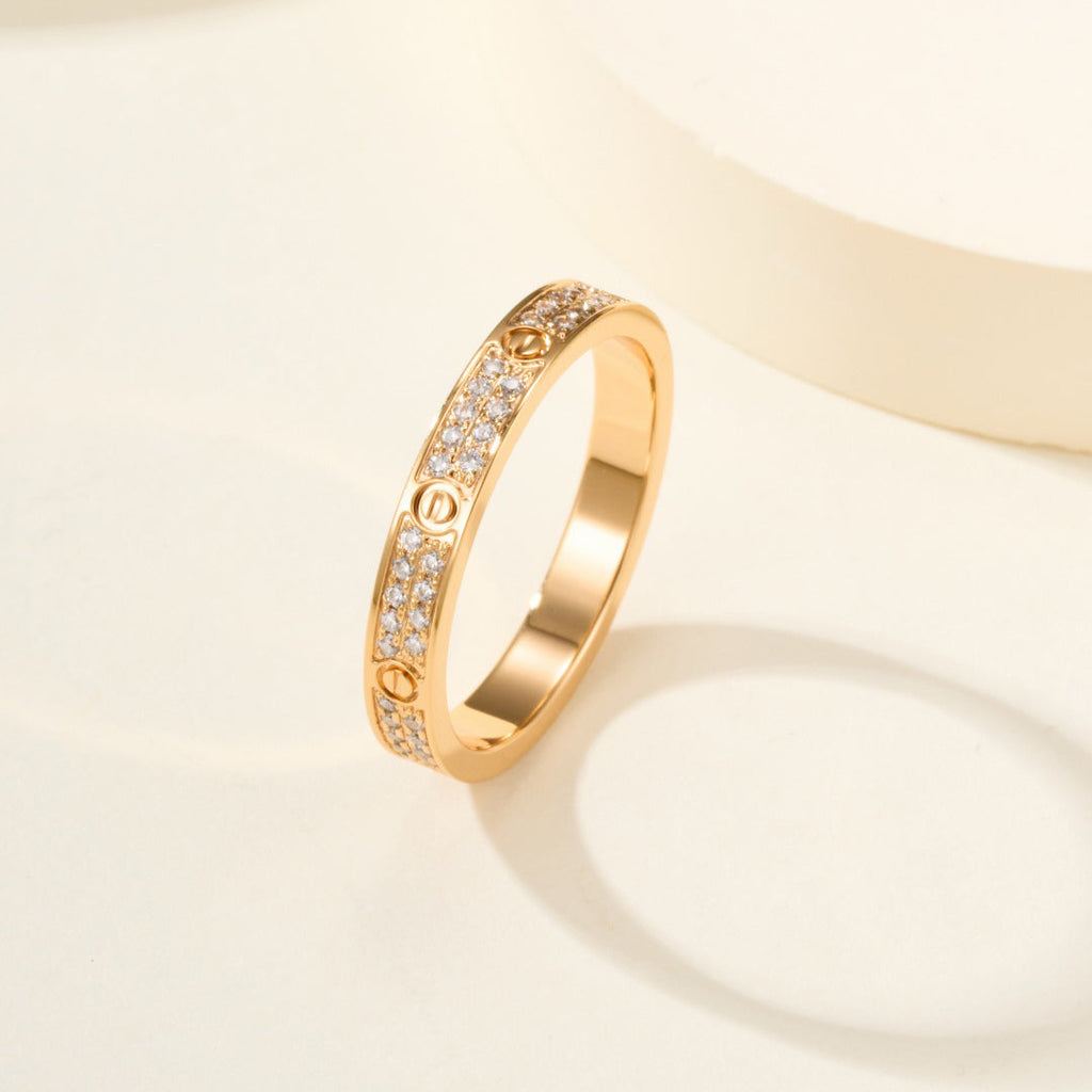 [Luxe Jewelry]LOVE RING 2.65MM DIAMOND