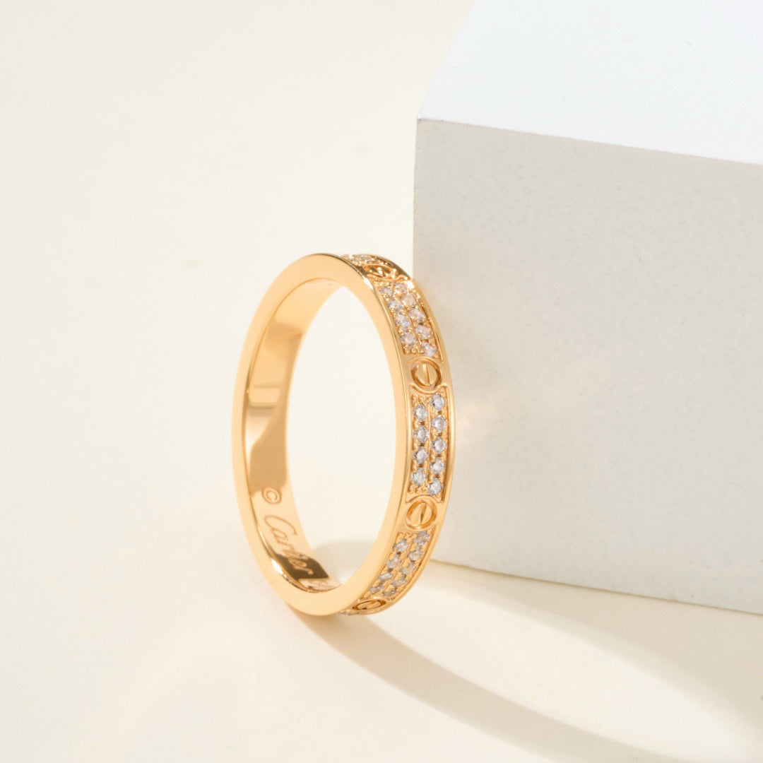 [Luxe Jewelry]LOVE RING 2.65MM DIAMOND