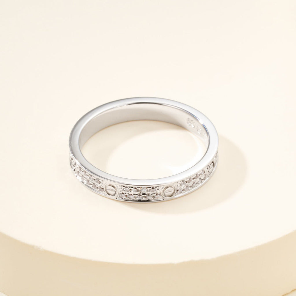 [Luxe Jewelry]LOVE RING 2.65MM DIAMOND