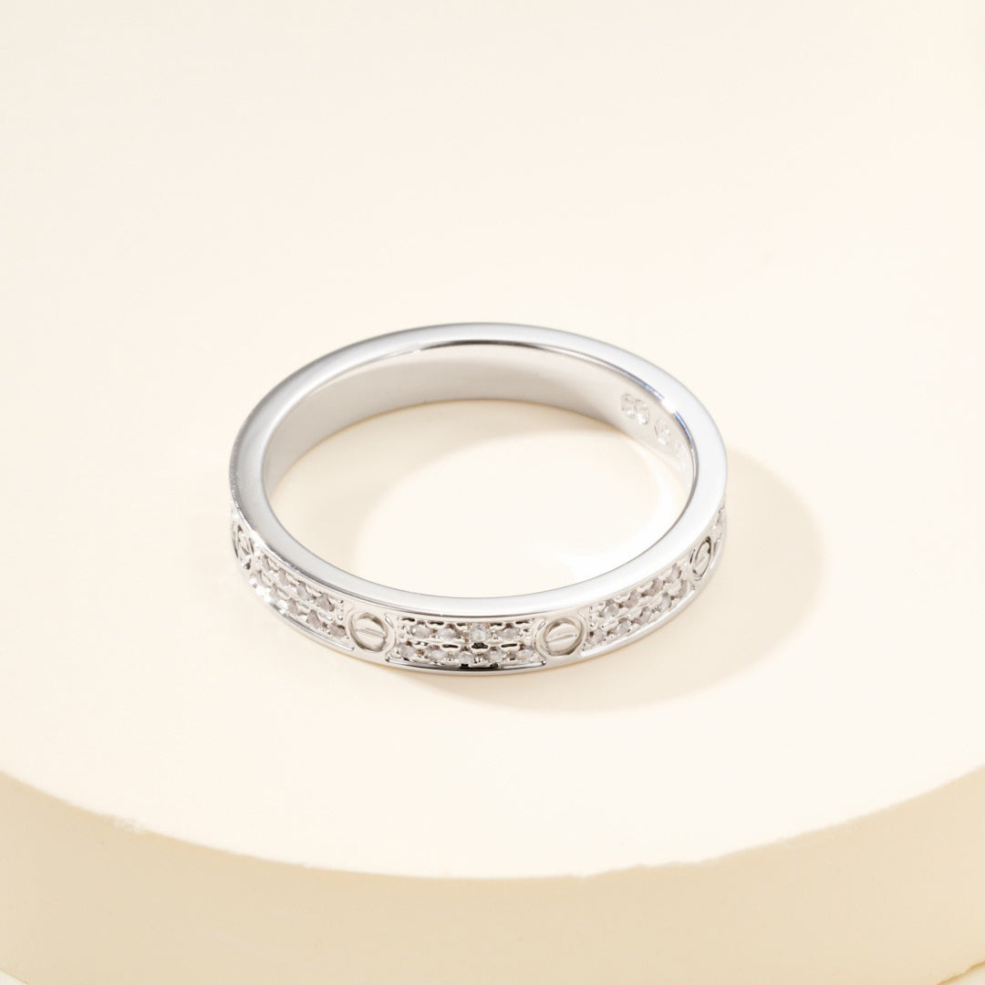 [Luxe Jewelry]LOVE RING 2.65MM DIAMOND