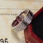 [Luxe Jewelry]LOVE RING 5.5MM DIAMONDS PAVED