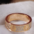 [Luxe Jewelry]LOVE RING 5.5MM DIAMONDS PAVED