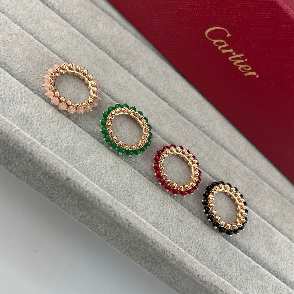 [Luxe Jewelry]CLASH 7.9MM AGATE CHALCEDONY RING